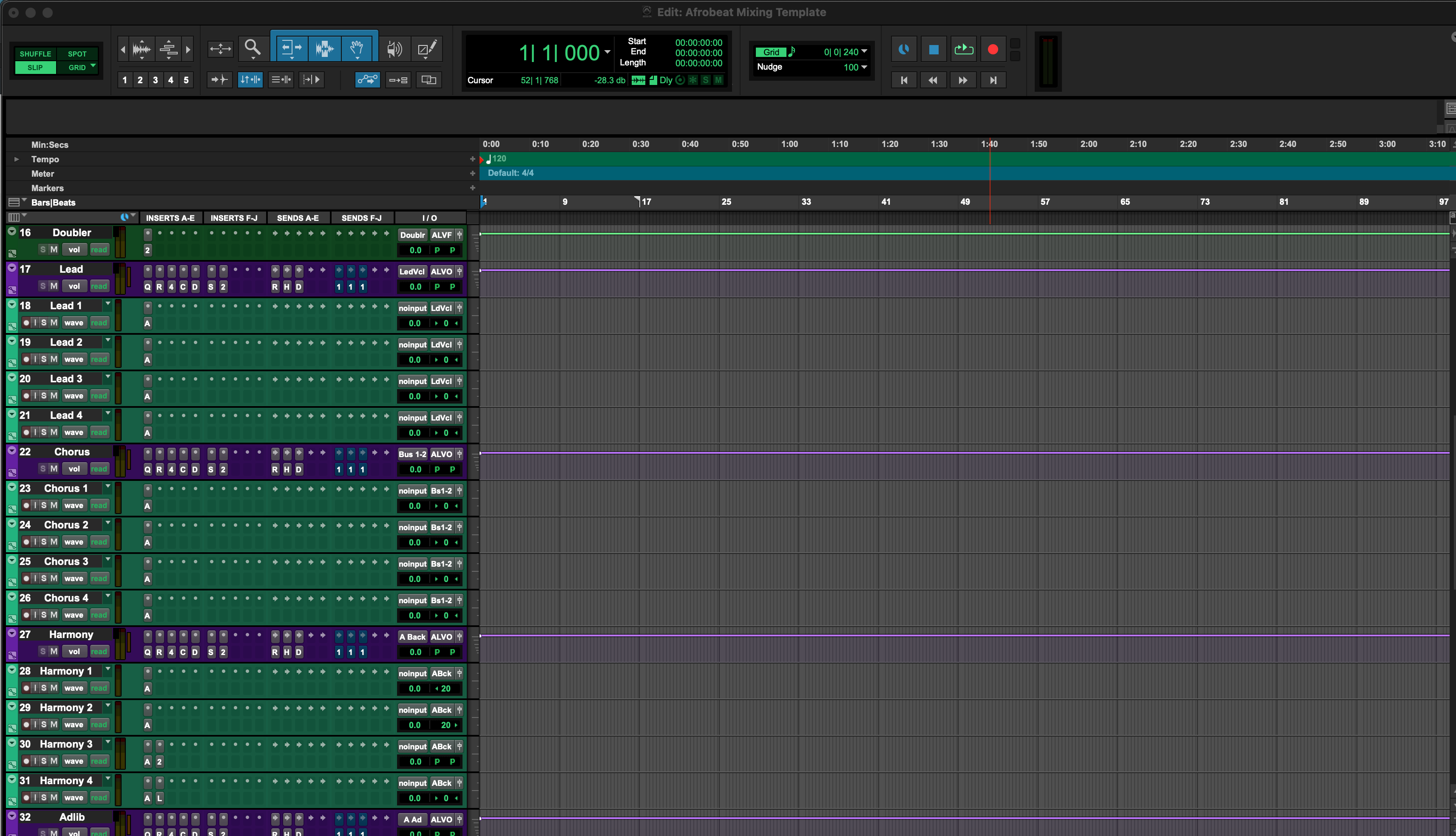 pro tools stem export