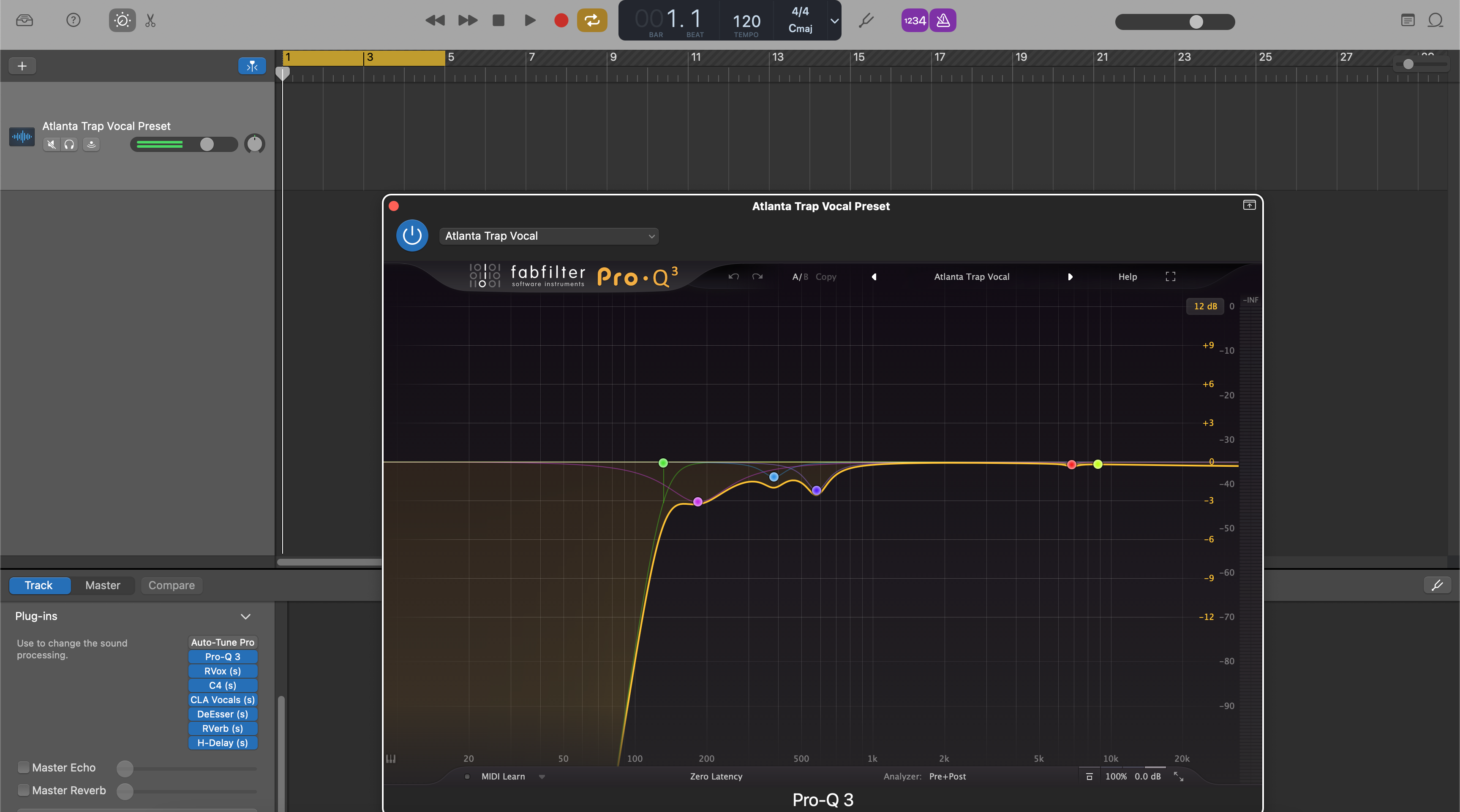 How to use Vocal Presets in GarageBand
