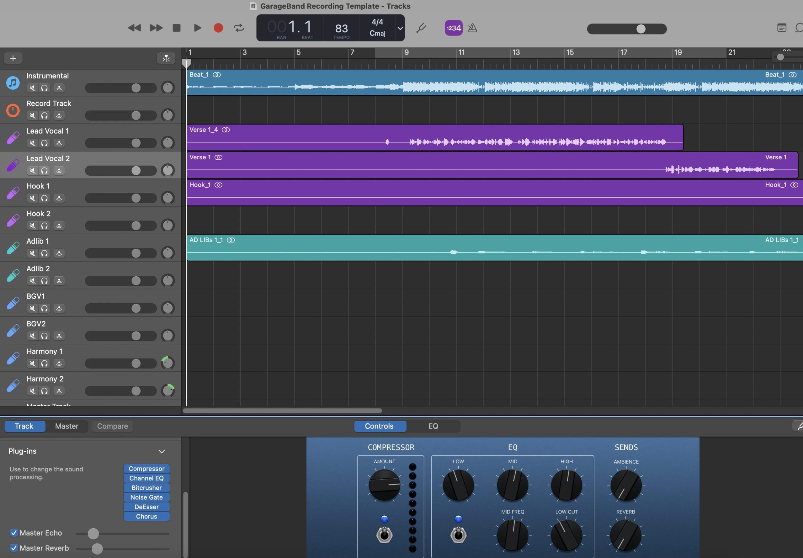 Install Recording Templates in GarageBand (Mac & iOS)