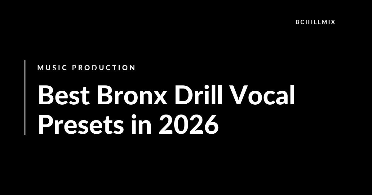 FL Studio Bronx drill vocal preset chain with dry forward rap lead