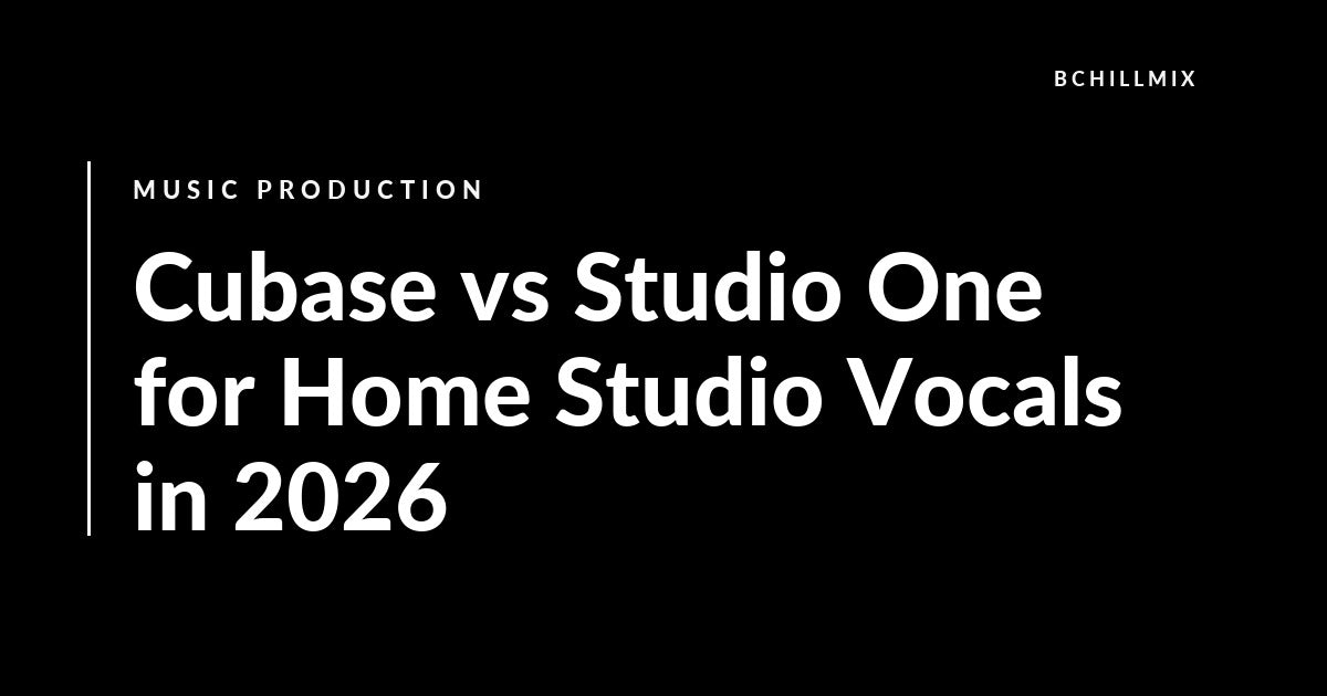 Cubase vs Studio One for Home Studio Vocals featured image