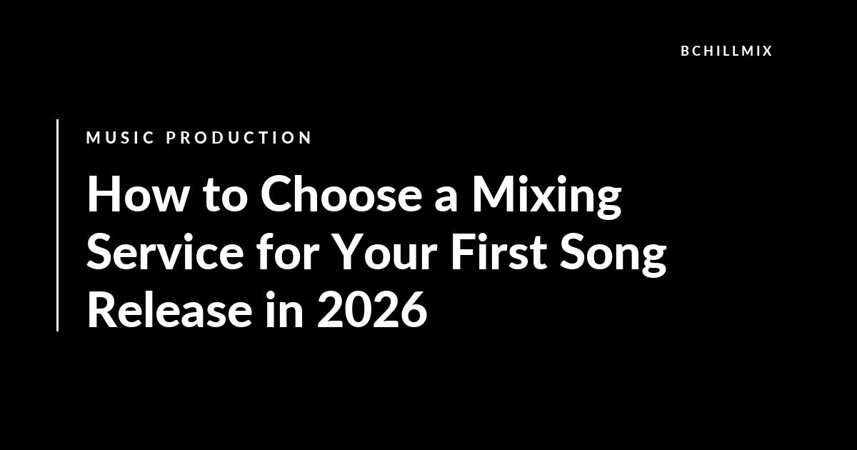 How to Choose a Mixing Service for Your First Song Release featured image