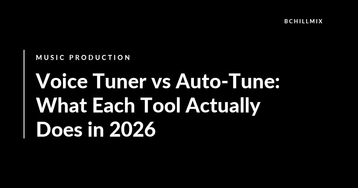 Voice Tuner vs Auto-Tune: What Each Tool Actually Does in 2026 featured image