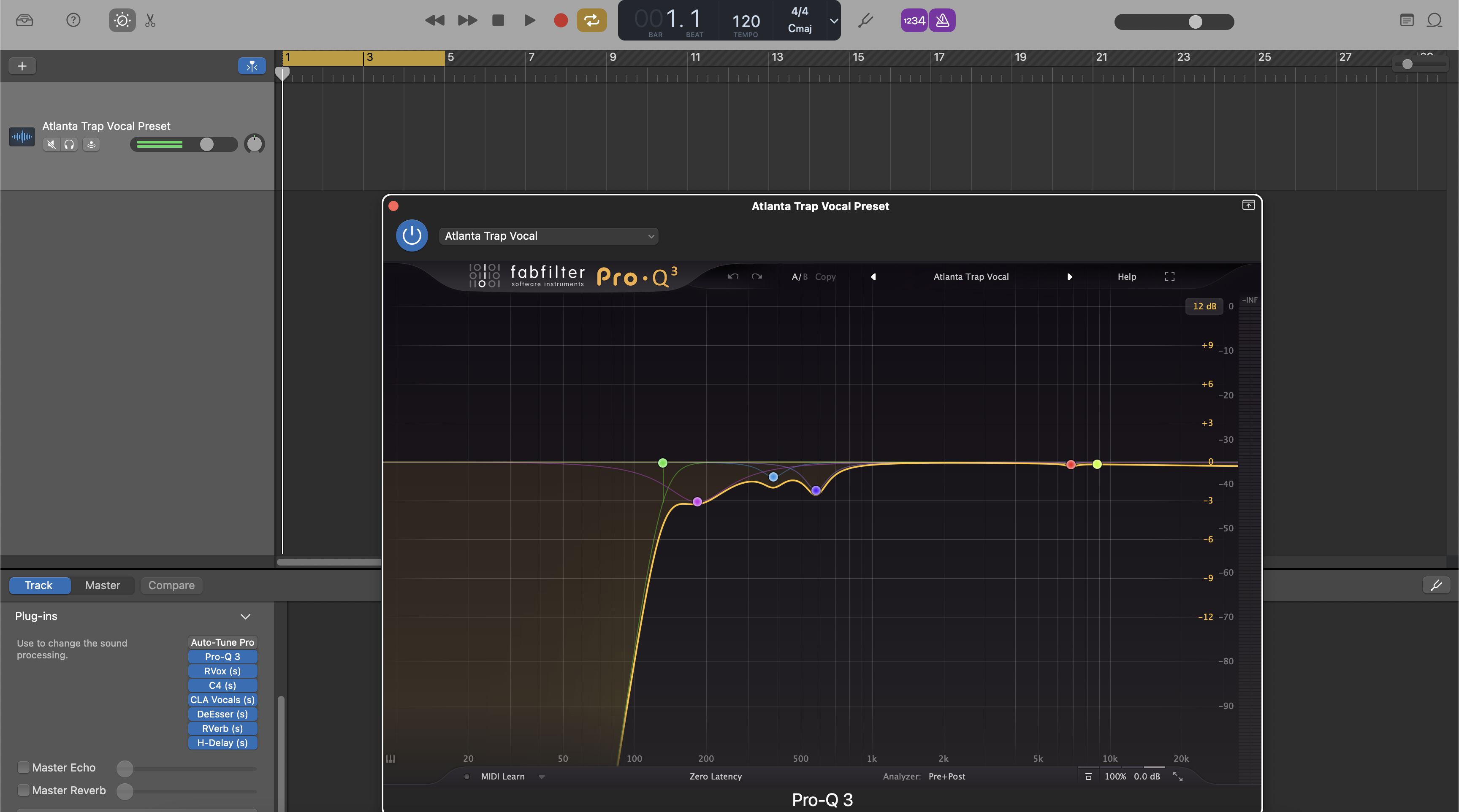 Preset Vocal Trap Atlanta GarageBand | Cadeia Vocal Trap Atlanta