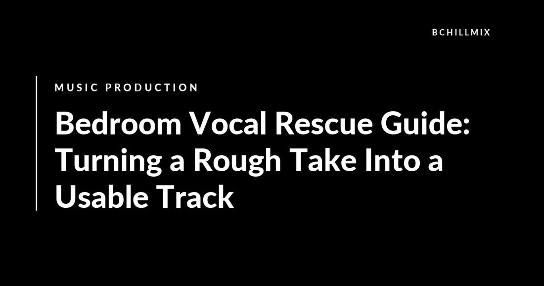 Bedroom Vocal Rescue Guide: Turning a Rough Take Into a Usable Track featured image