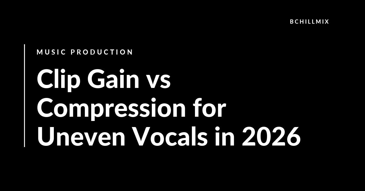 Clip Gain vs Compression for Uneven Vocals featured image