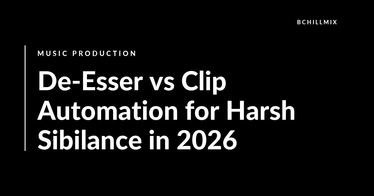 De-Esser vs Clip Automation for Harsh Sibilance in 2026 featured image
