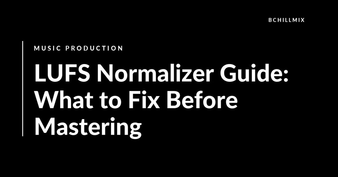 LUFS Normalizer Guide: What to Fix Before Mastering featured image