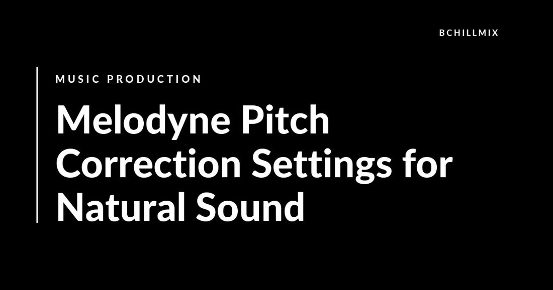Melodyne Pitch Correction Settings for Natural Sound featured image