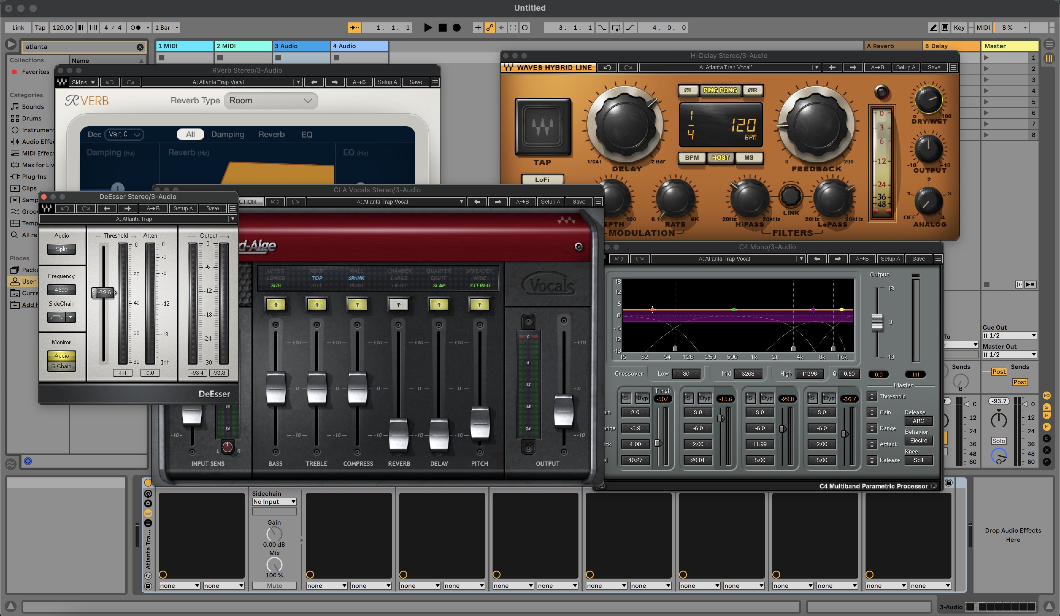 Atlanta Trap Vocal Preset Ableton