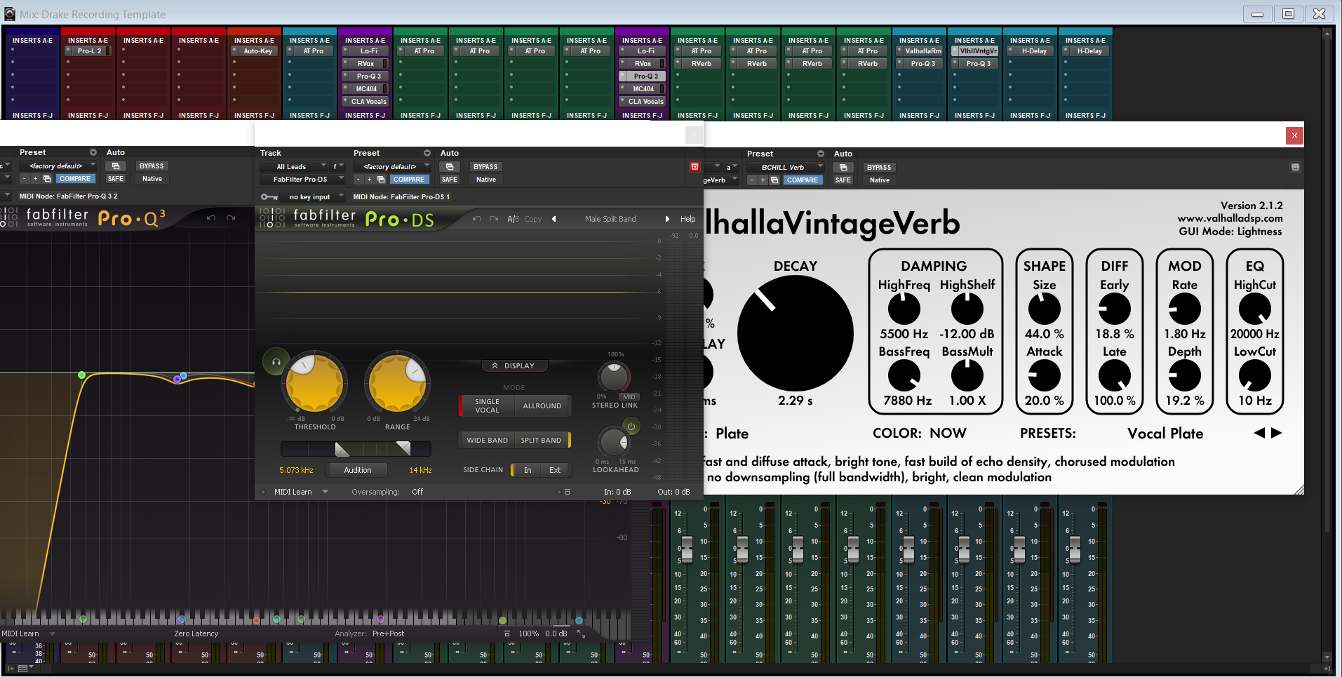 Drake Pro Tools Template – Recording Template & Vocal Preset