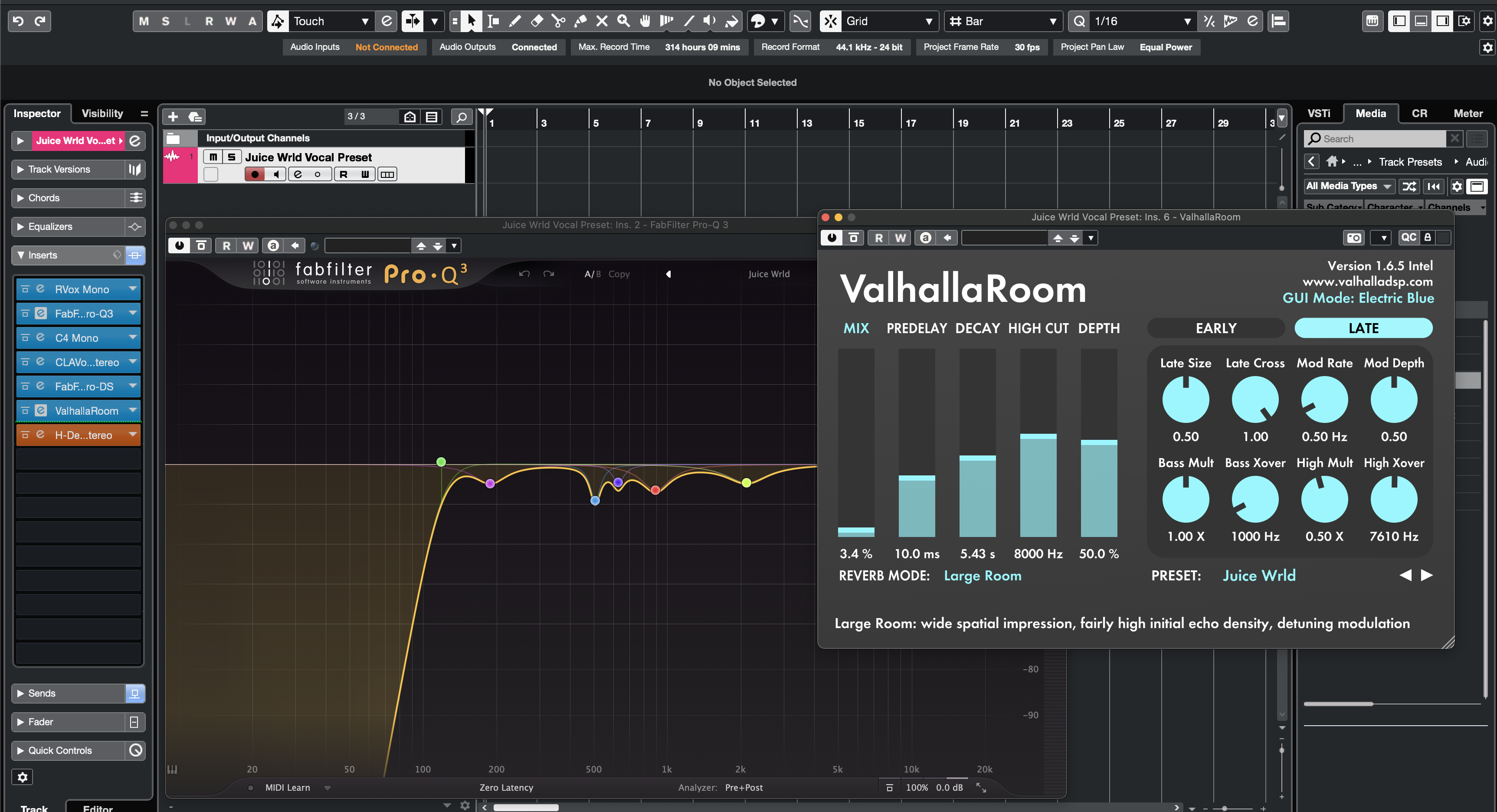 Juice Wrld Vocal Preset Cubase