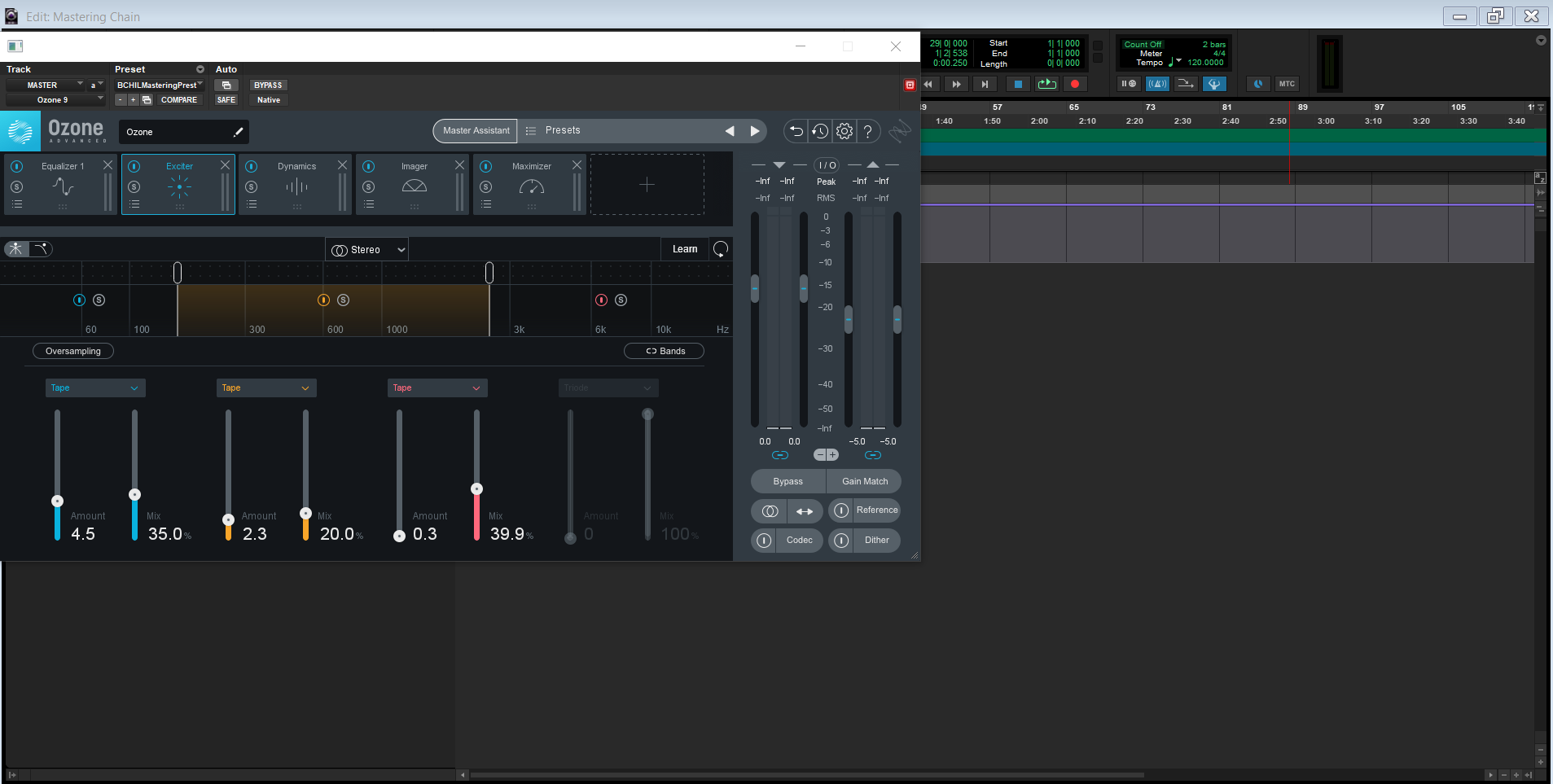 Mastering Chain - iZotope Ozone 9 Mastering Preset