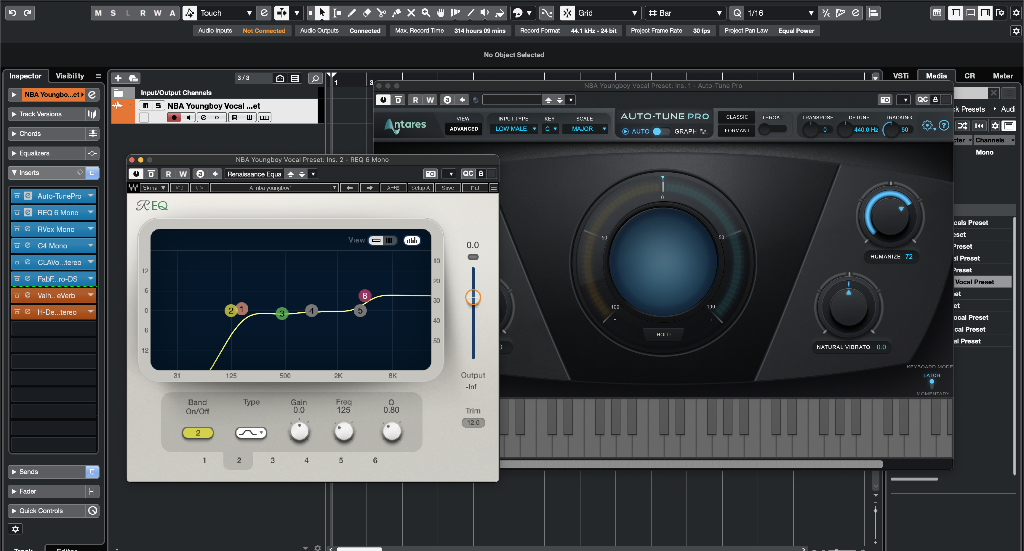 NBA YoungBoy Vocal Preset Cubase