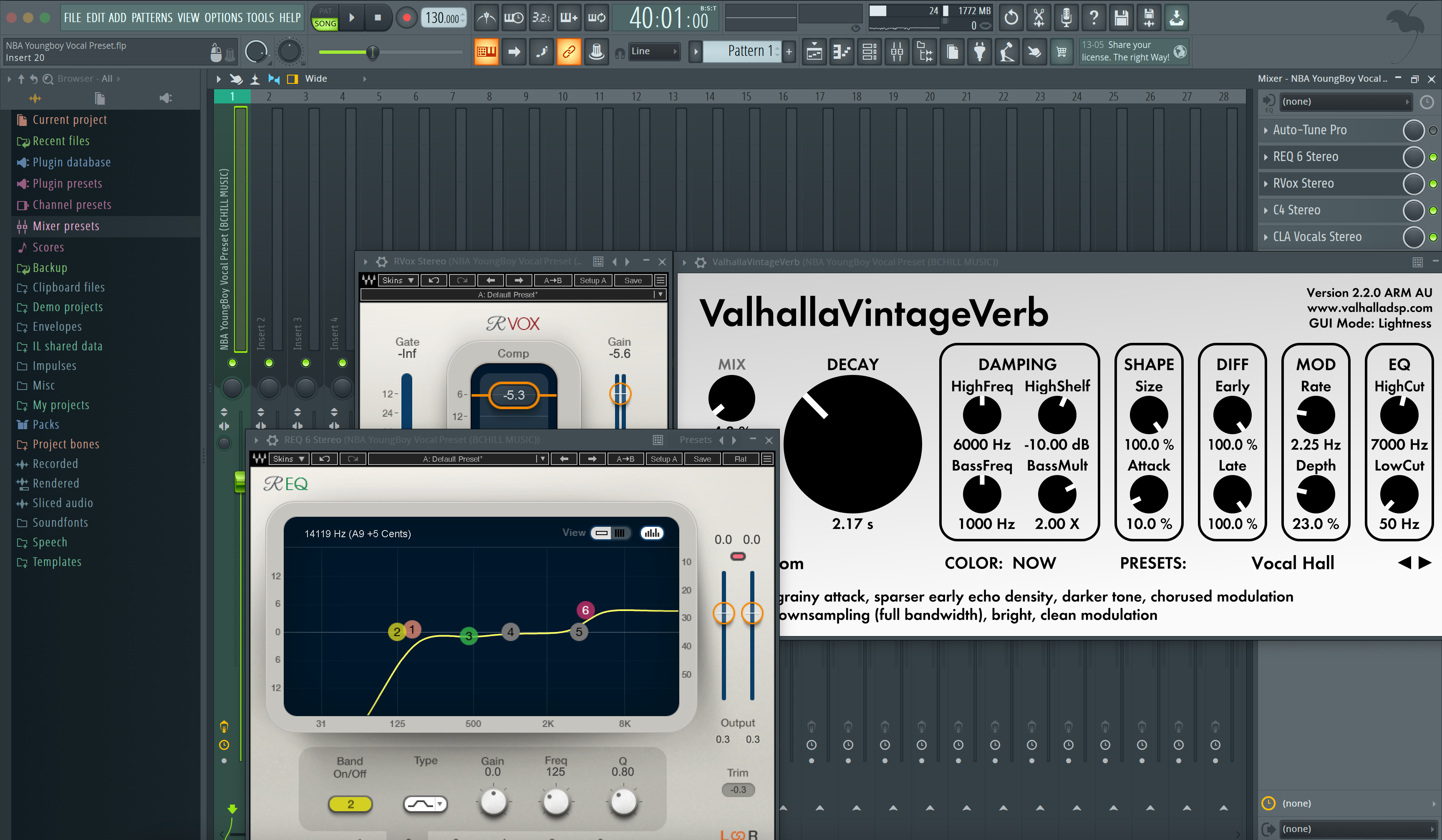 NBA YoungBoy Vocal Preset FL Studio