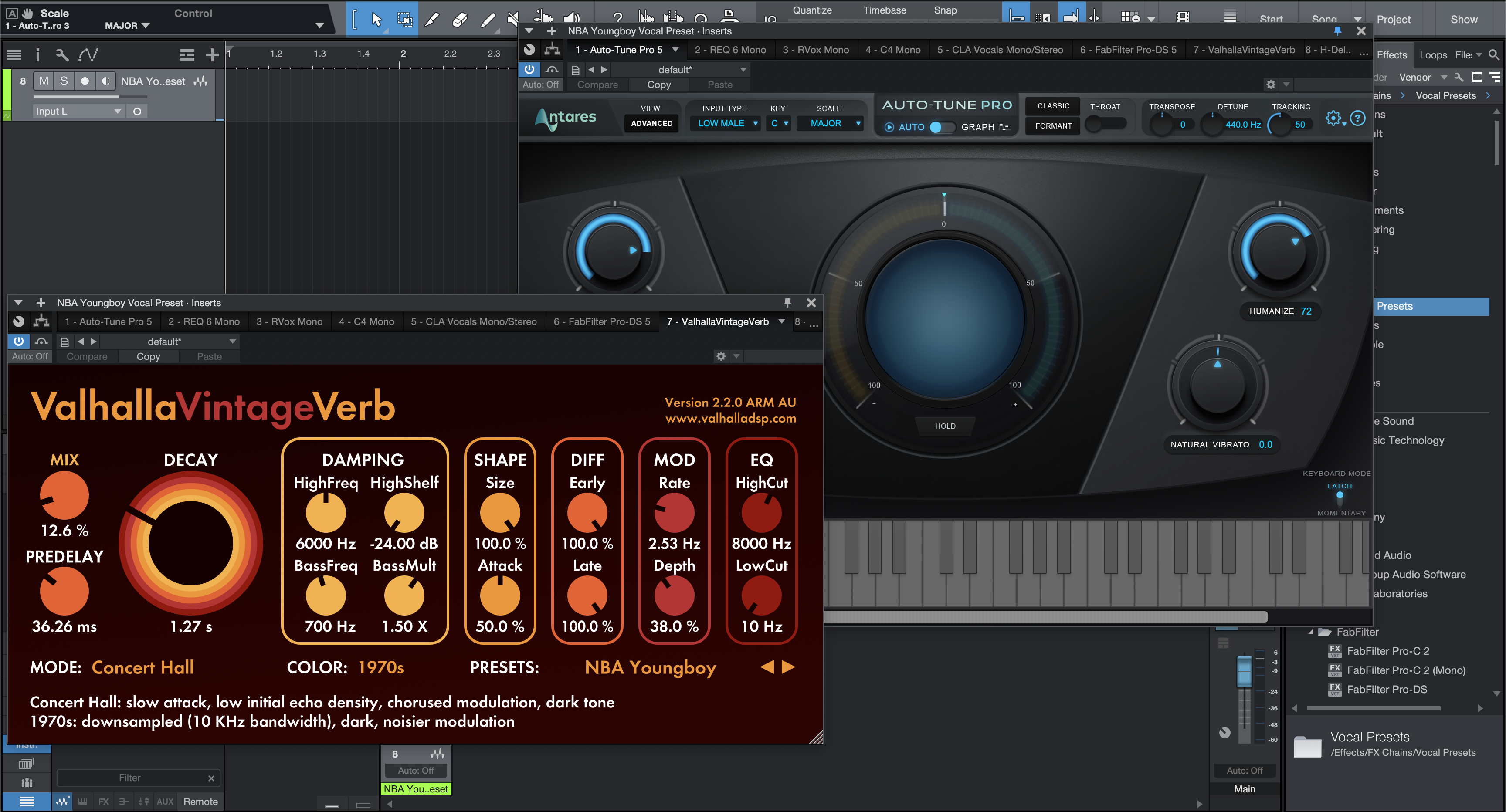 NBA YoungBoy Vocal Preset Studio One