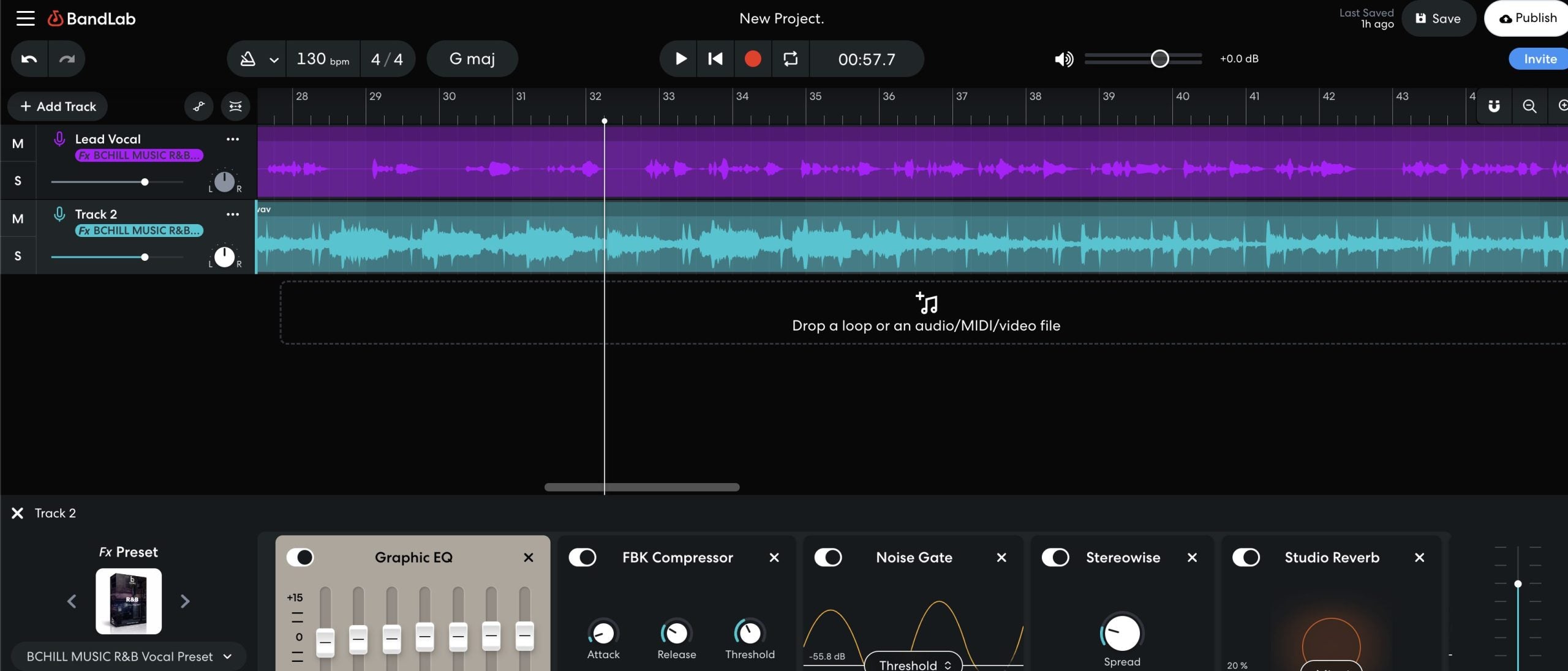 R&B Vocal Preset BandLab