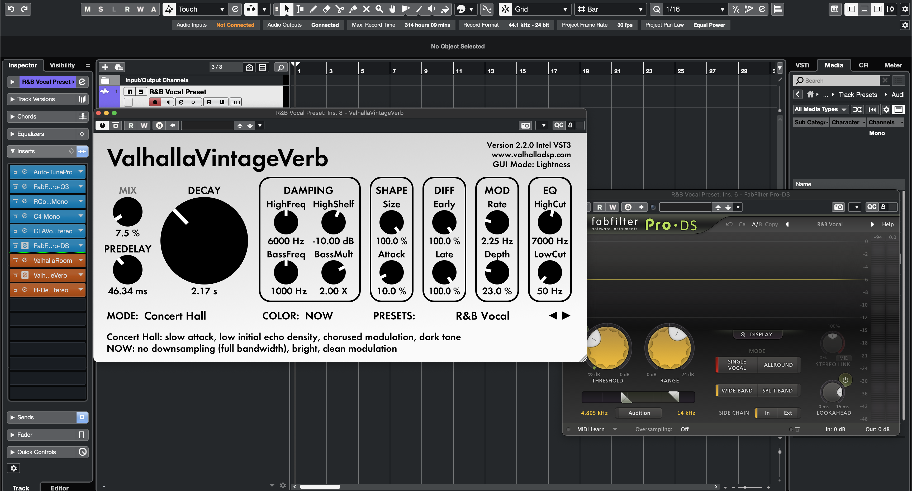 R&B Vocal Preset Cubase