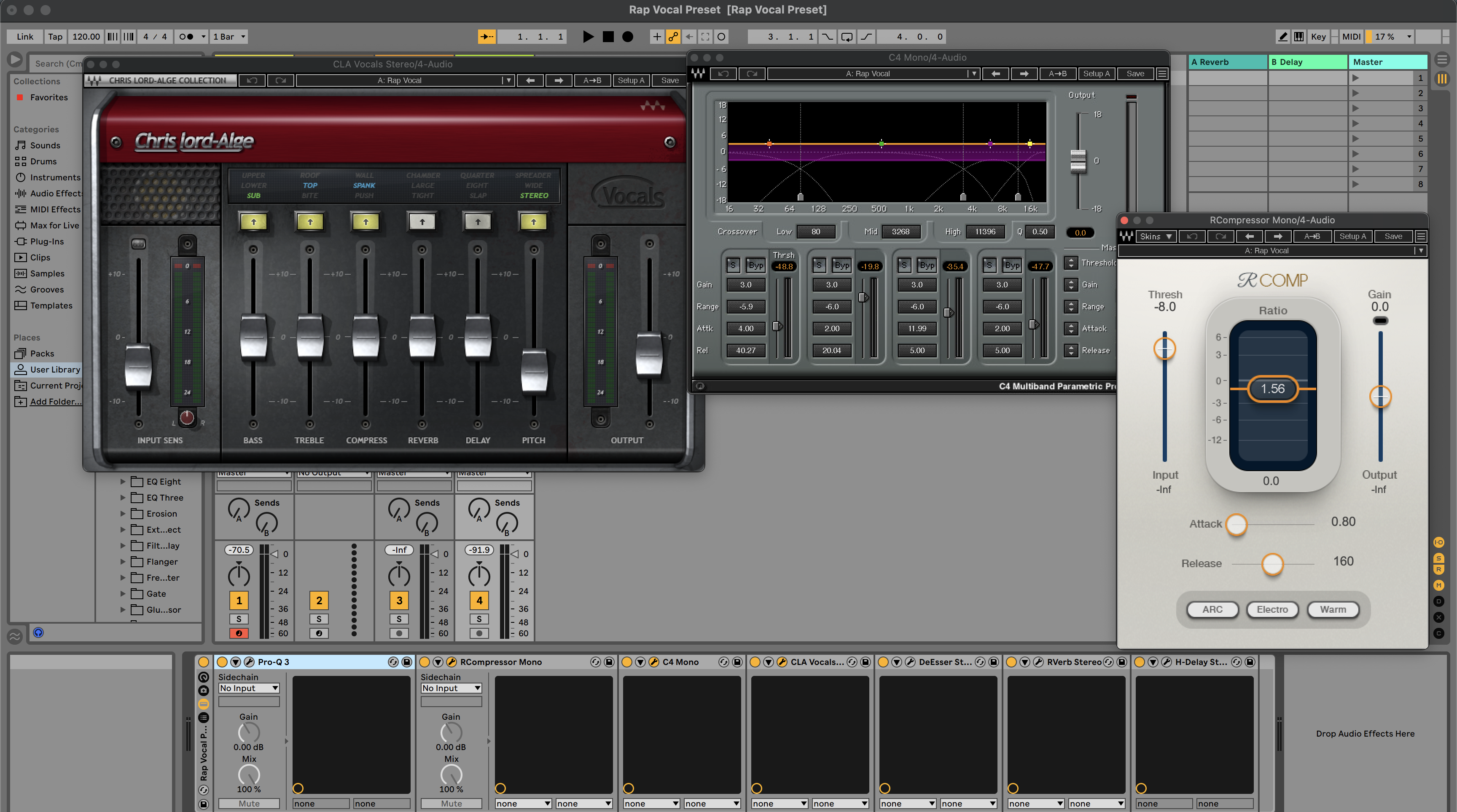 Rap Vocal Preset Ableton