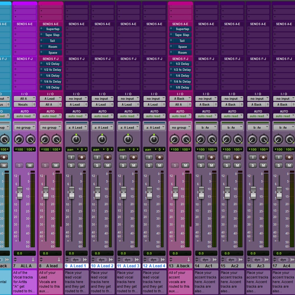 The Exclusive Pro Tools Recording Template (Stock Plugins)