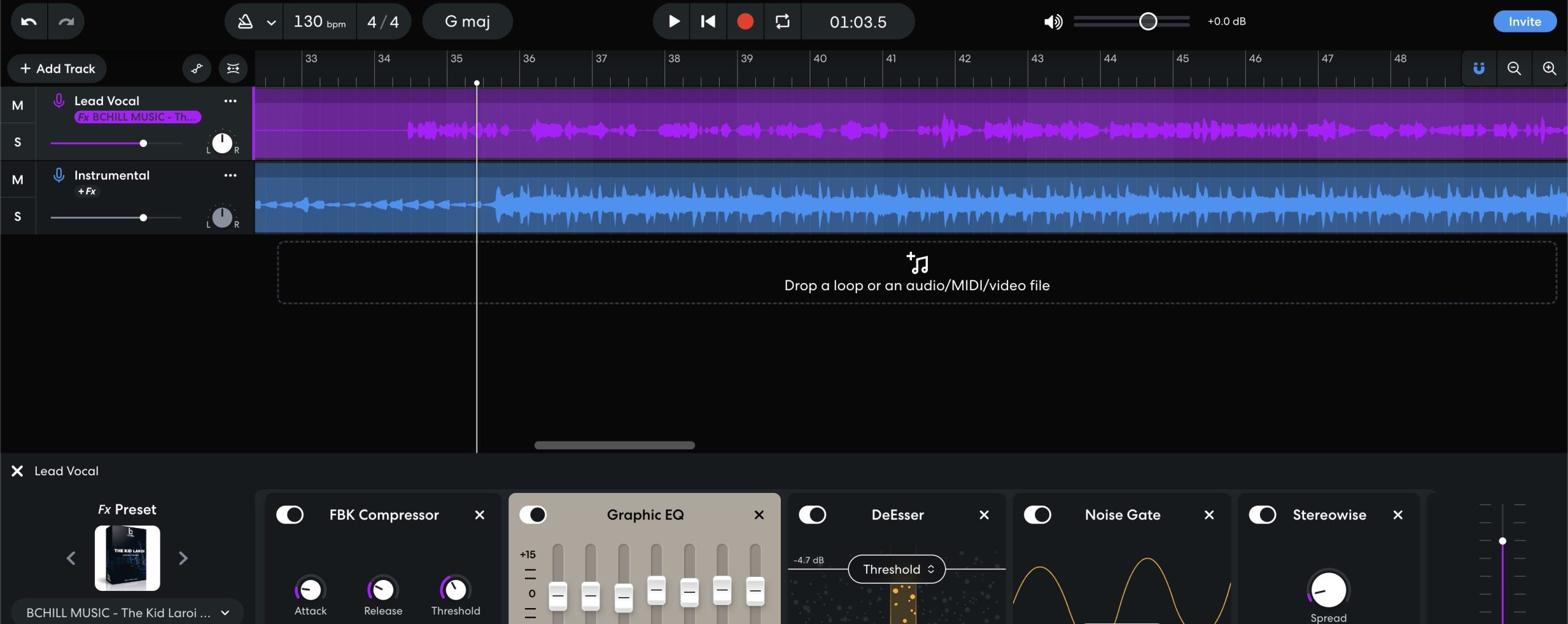 The Kid Laroi Vocal Preset BandLab