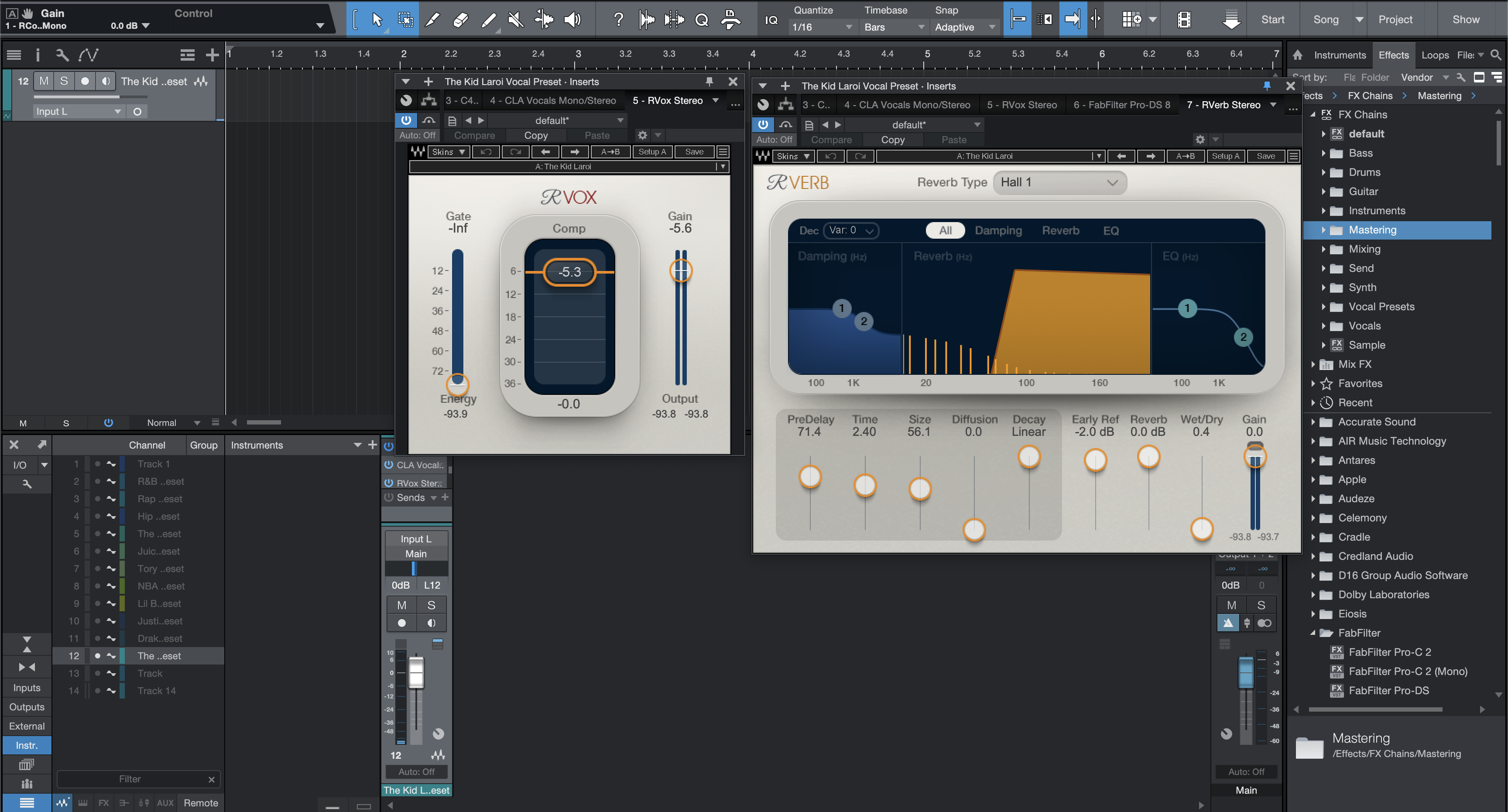 The Kid Laroi Vocal Preset Studio One
