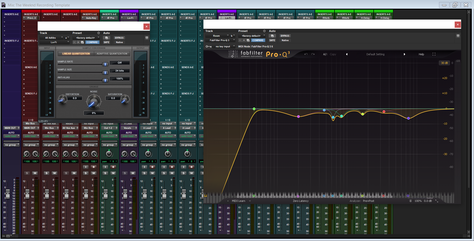 The Weeknd Pro Tools Template – Recording Template & Vocal Preset