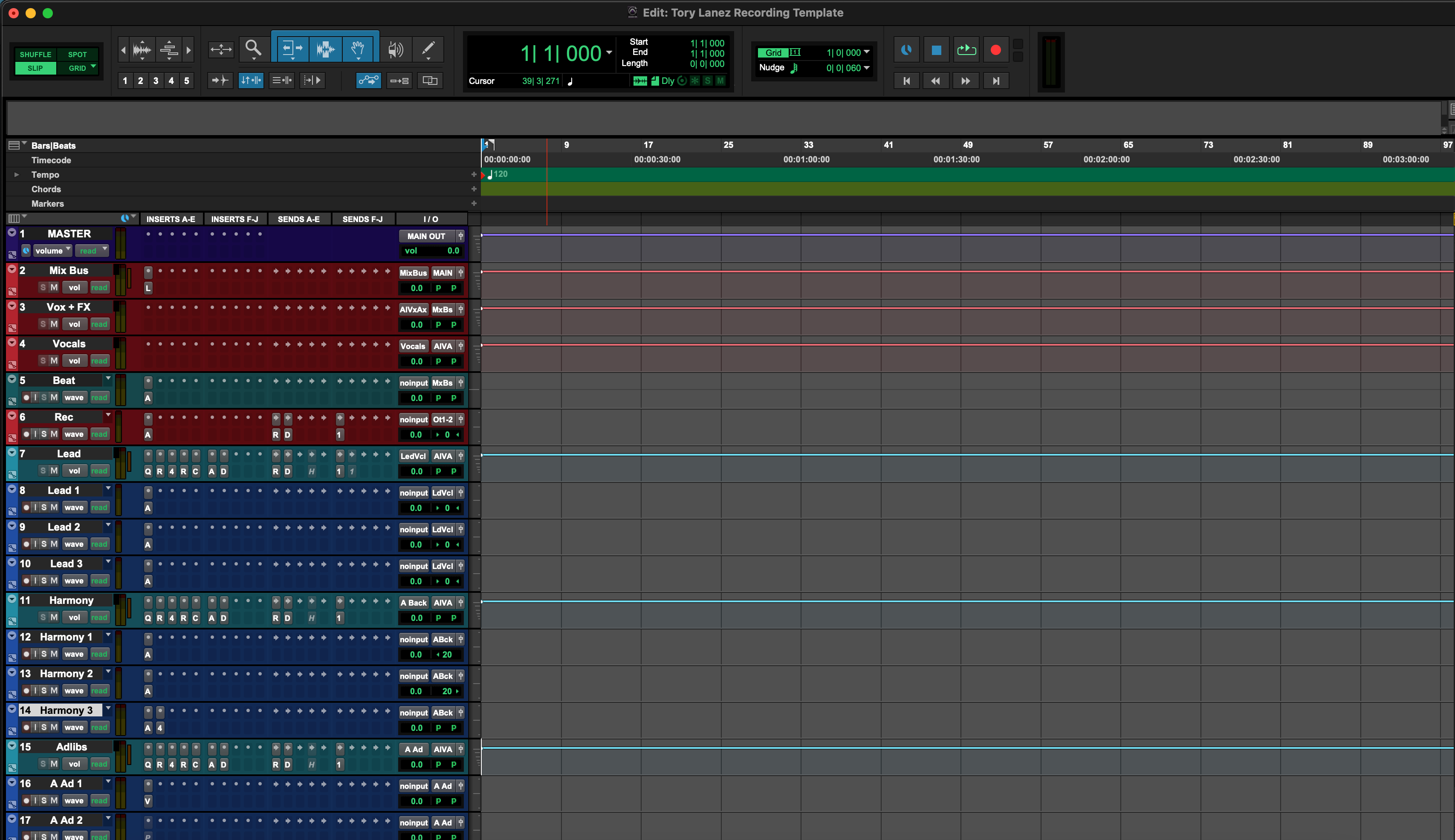 Tory Lanez Pro Tools Template – Recording Template & Vocal Preset